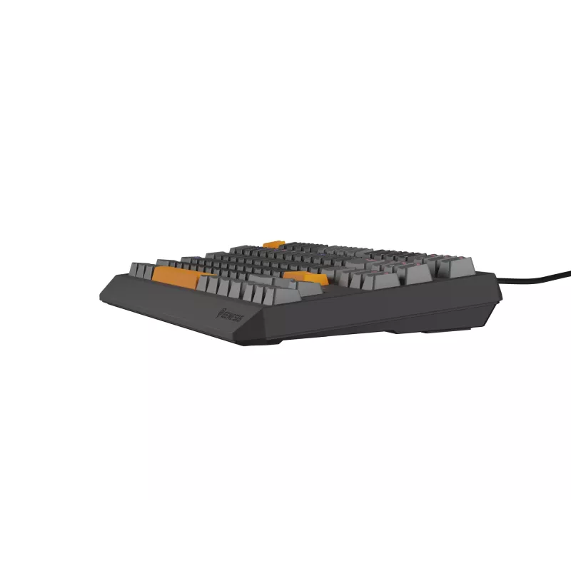 GENESIS Thor 230 TKL klaviatuur Mängimine USB + RF Wireless + Bluetooth QWERTY Must, Hall, Oranž