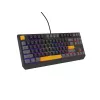 GENESIS Thor 230 TKL klaviatuur Mängimine USB + RF Wireless + Bluetooth QWERTY Must, Hall, Oranž