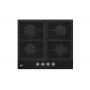 Beko HILG 642C5 SB Must Sisseehitatav 60 cm Gaas 4 tsooni