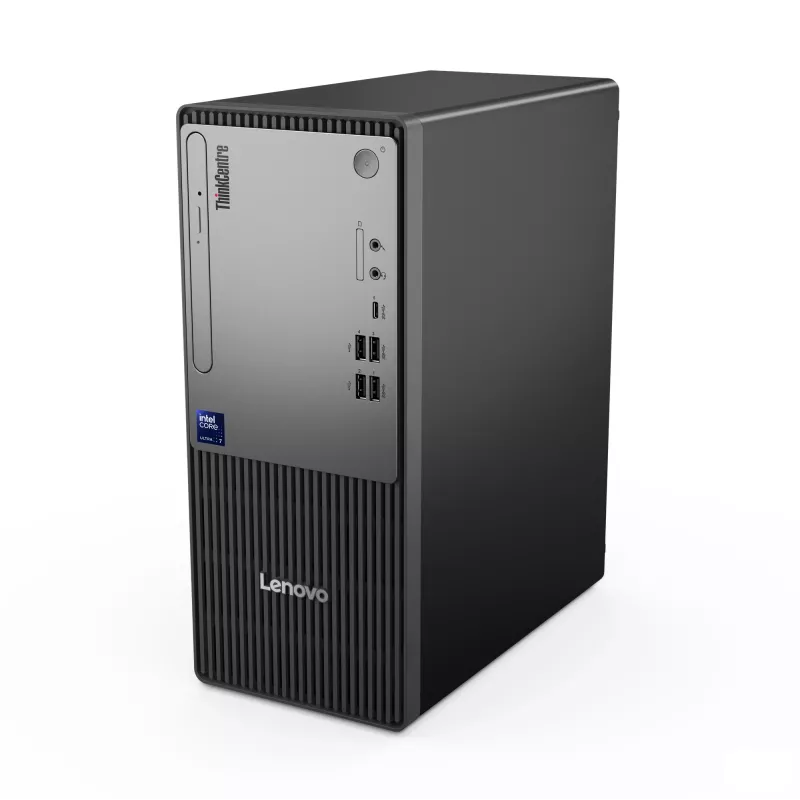 Töölauaarvuti Lenovo ThinkCentre neo 50t Gen 6 Intel Core Ultra 5 225, 16 GB DDR5, 512 GB SSD, Windows 11 Pro, Tower, Must