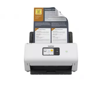 ADF-skanner Brother ADS-4550W 600 x 600 DPI kahe CIS 60-leheline ADF 7,11 cm ekraan 48-bitine sisend 24-bitine väljund 5250 lehte/päevas Must Valge