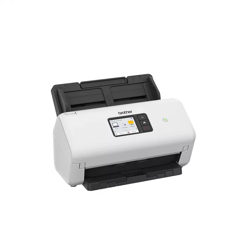 ADF-skanner Brother ADS-4550W 600 x 600 DPI kahe CIS 60-leheline ADF 7,11 cm ekraan 48-bitine sisend 24-bitine väljund 5250 lehte/päevas Must Valge