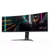 Monitor GIGABYTE 49 tolli OLED CO49DQ DQHD 5120×1440 144 Hz, HDR, FreeSync, 10-bit, 2×HDMI 2.1, USB-C, VESA 100×100
