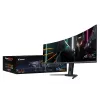 Monitor GIGABYTE 49 tolli OLED CO49DQ DQHD 5120×1440 144 Hz, HDR, FreeSync, 10-bit, 2×HDMI 2.1, USB-C, VESA 100×100