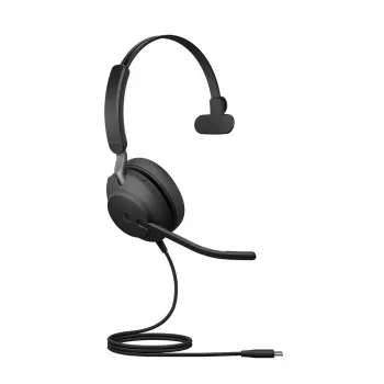 Jabra Evolve2 40 USB-C, MS Teams Mono, Wired, Office/Call center, 20 - 20000 Hz, 113 g, Headset, Must