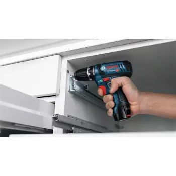 Akutrell Bosch GSR 12V-15, Püstolkäepide, 12V, 400/1300 p/min