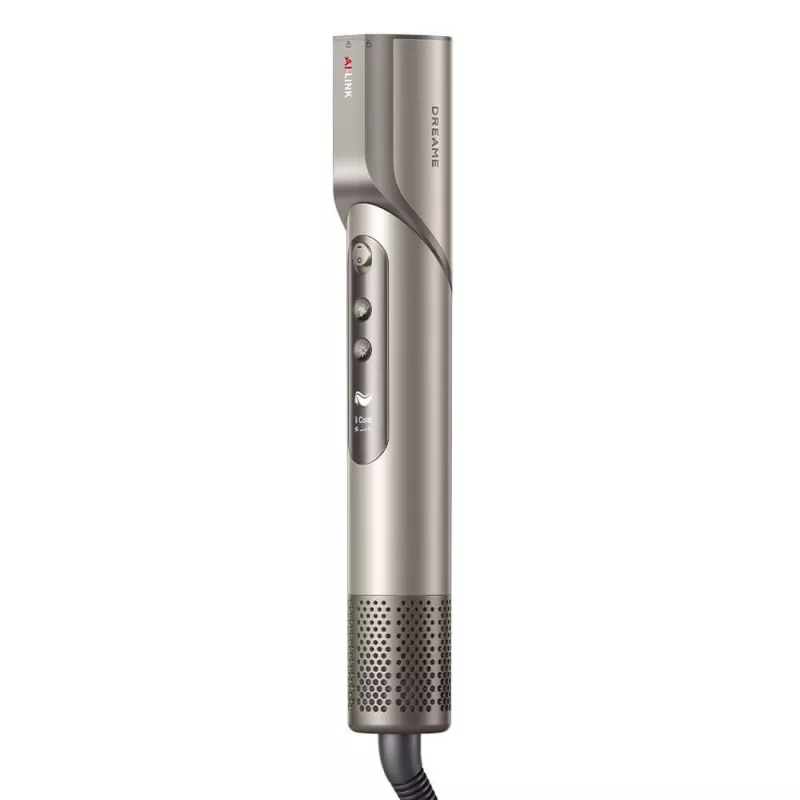 Dreame Dazzle juuksekujundaja 1400 W — 110000 RPM mootor, 3 soojusastet, max 90°C, kuldne
