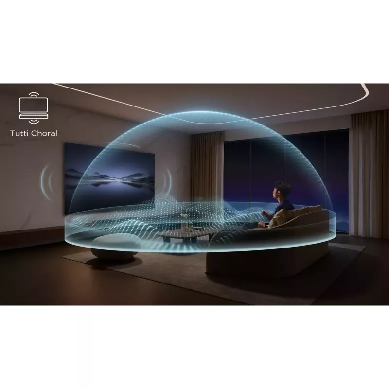 TCL Q Q85H Class 7.1.4 kanaliga heliriba koos Dolby Atmose, juhtmevaba bassikõlari ja juhtmevabade surround-kõlaritega
