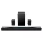 TCL Q Q85H Class 7.1.4 kanaliga heliriba koos Dolby Atmose, juhtmevaba bassikõlari ja juhtmevabade surround-kõlaritega