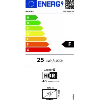 Philips Evnia 5000 arvutimonitor 68,6 cm (27 tolli) 3840 x 2160 pikslit 4K Ultra HD LCD Valge