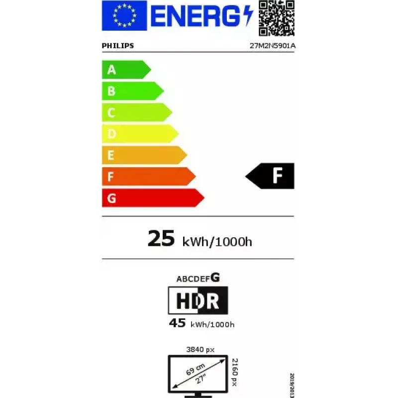 Philips Evnia 5000 arvutimonitor 68,6 cm (27 tolli) 3840 x 2160 pikslit 4K Ultra HD LCD Valge