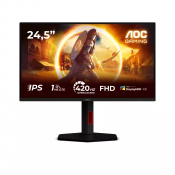 AOC G4 25G4KUR arvutimonitor 62,2 cm (24,5 tolli) 1920 x 1080 pikslit Full HD LED must, punane