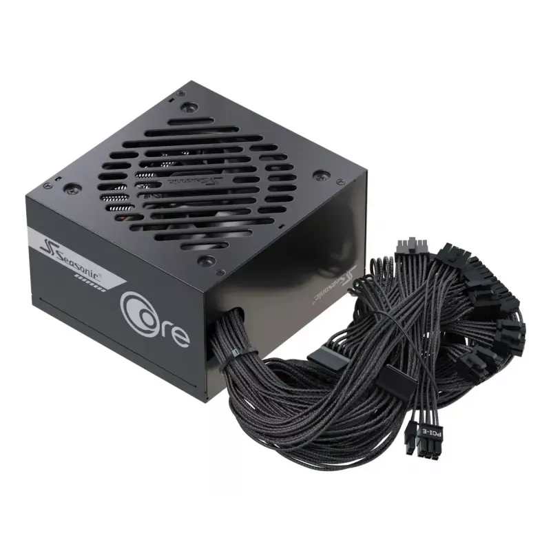Toiteplokk Seasonic CORE BC-650 650W ATX 20+4 pin, 80 PLUS Bronze, must, 120mm ventilaator