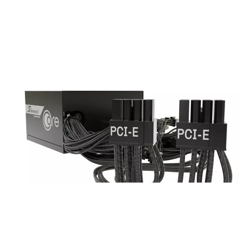 Toiteplokk Seasonic CORE BC-650 650W ATX 20+4 pin, 80 PLUS Bronze, must, 120mm ventilaator