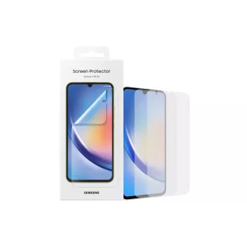 Ekraanikaitse Samsung EF-UA346 läbipaistev Galaxy A34 5G-le, läbipaistev, 2 tk, sobib 6,6-tollisele ekraanile