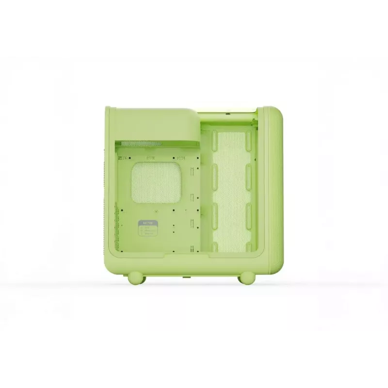 Mid Tower korpus HYTE X50 Matcha Milk — ATX/mATX/Mini-ITX tugi, karastatud klaas, esipaneeli I/O