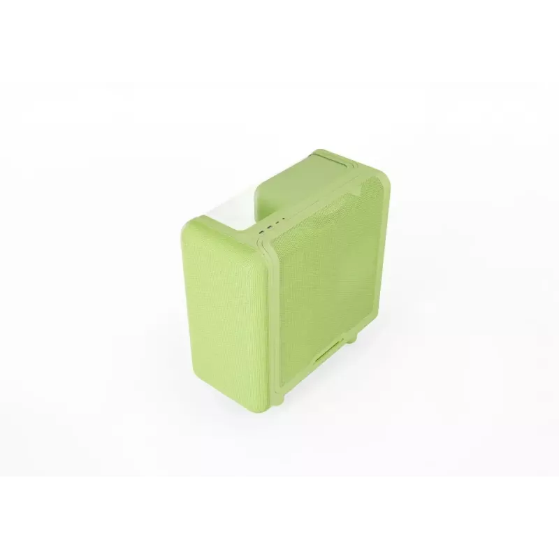 Mid Tower korpus HYTE X50 Matcha Milk — ATX/mATX/Mini-ITX tugi, karastatud klaas, esipaneeli I/O