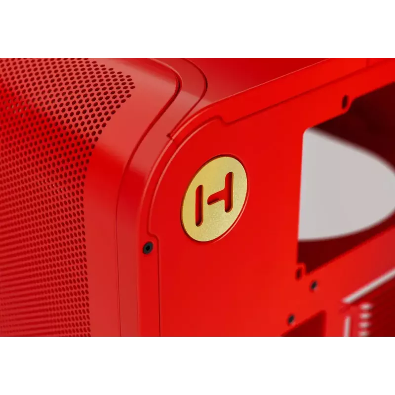 Mid Tower PC Case HYTE X50 (Cherry) — HYTE X50 MID TOWER CASE CHERRY