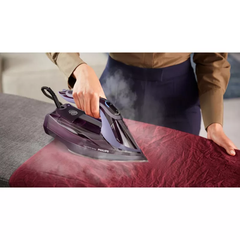 Philips 8000 series DST8021/30 triikraud Aurutriikraud SteamGlide Elite tallaga 3000 W Violetne