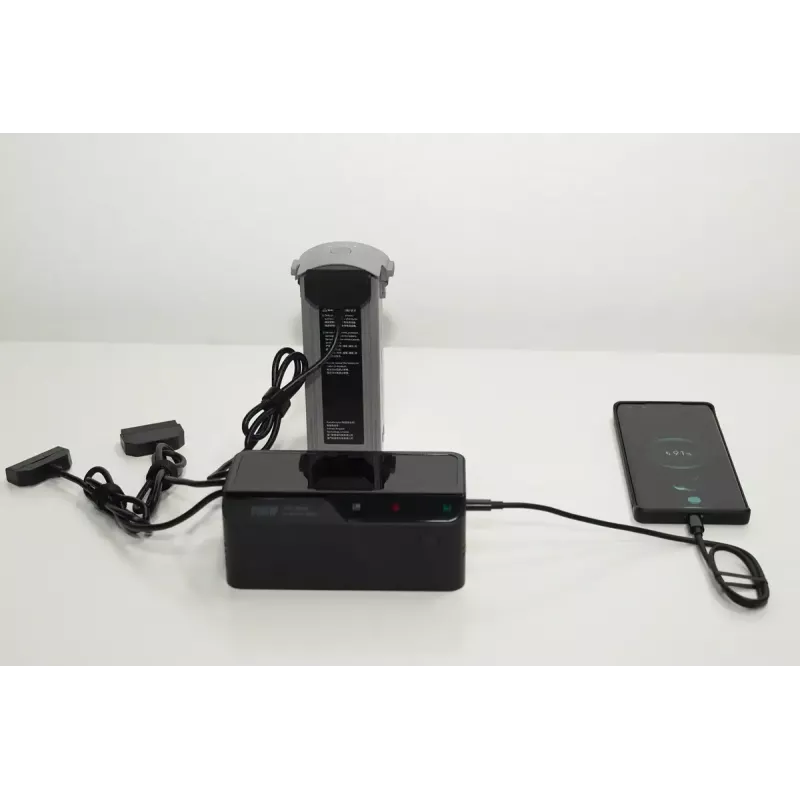 Laadija Autel mitmiklaadija EVO Max seeriale mudel 102002545 — 3-akuline, USB-C, 120 W laadimisvõimsus, 100–240 V sisend