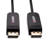 Lindy 10m fiiberoptiline hübriidkaabel DP 2.0 UHBR10, 10 m, DisplayPort, DisplayPort, isane, isane, 7680 x 4320 pikslit