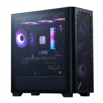 XPG VALOR AIR PRO Mid-Tower Chassis, Midi Tower, PC, Must, ATX, EATX, micro ATX, Mini-ATX, SPCC, Karastatud klaas, Mitmevärviline