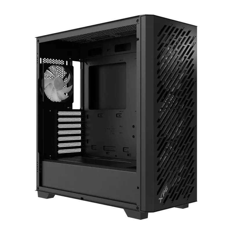 XPG VALOR AIR PRO Mid-Tower Chassis, Midi Tower, PC, Must, ATX, EATX, micro ATX, Mini-ATX, SPCC, Karastatud klaas, Mitmevärviline