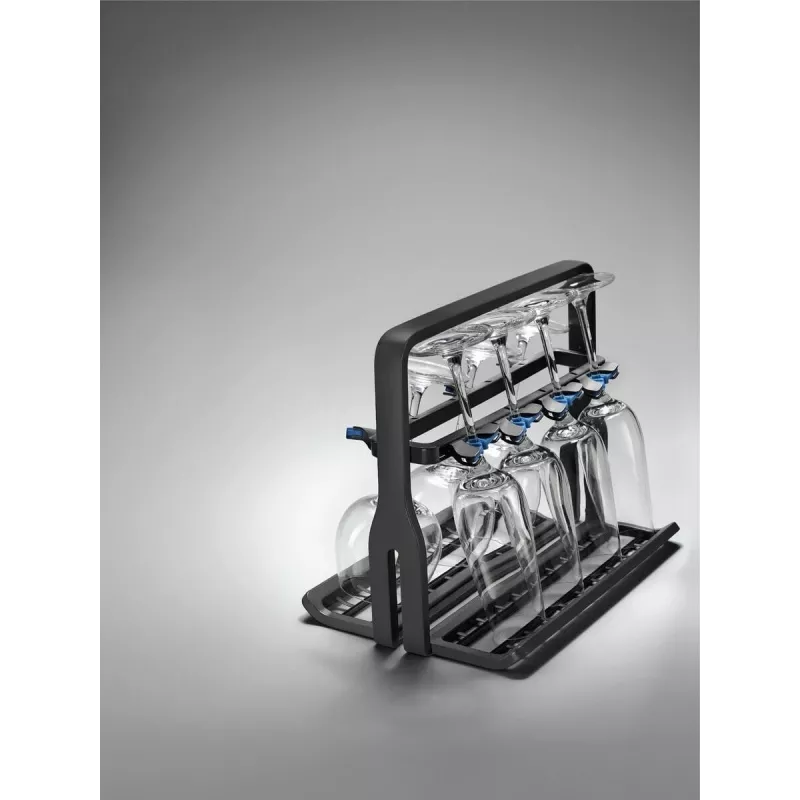 Veiniklaasihoidja Electrolux 9029795540 — must, kuni 8 klaasile, K260×L220×S330 mm