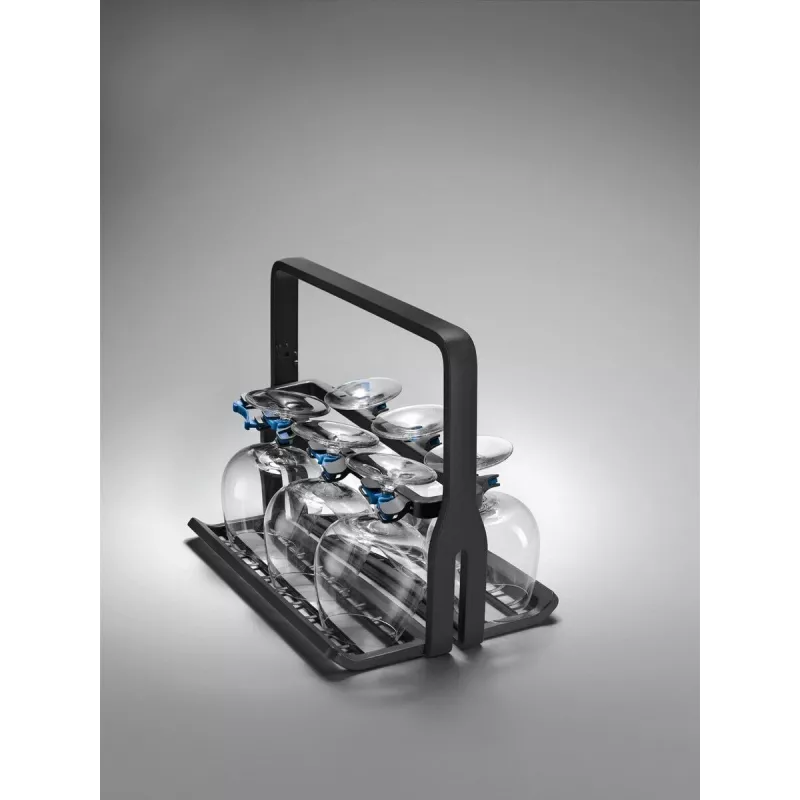 Veiniklaasihoidja Electrolux 9029795540 — must, kuni 8 klaasile, K260×L220×S330 mm