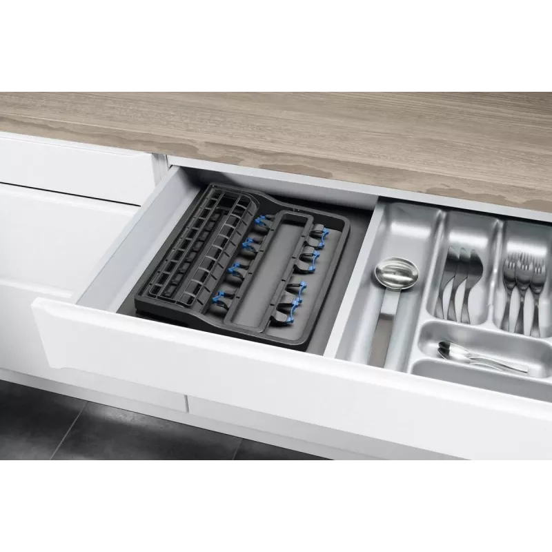Veiniklaasihoidja Electrolux 9029795540 — must, kuni 8 klaasile, K260×L220×S330 mm