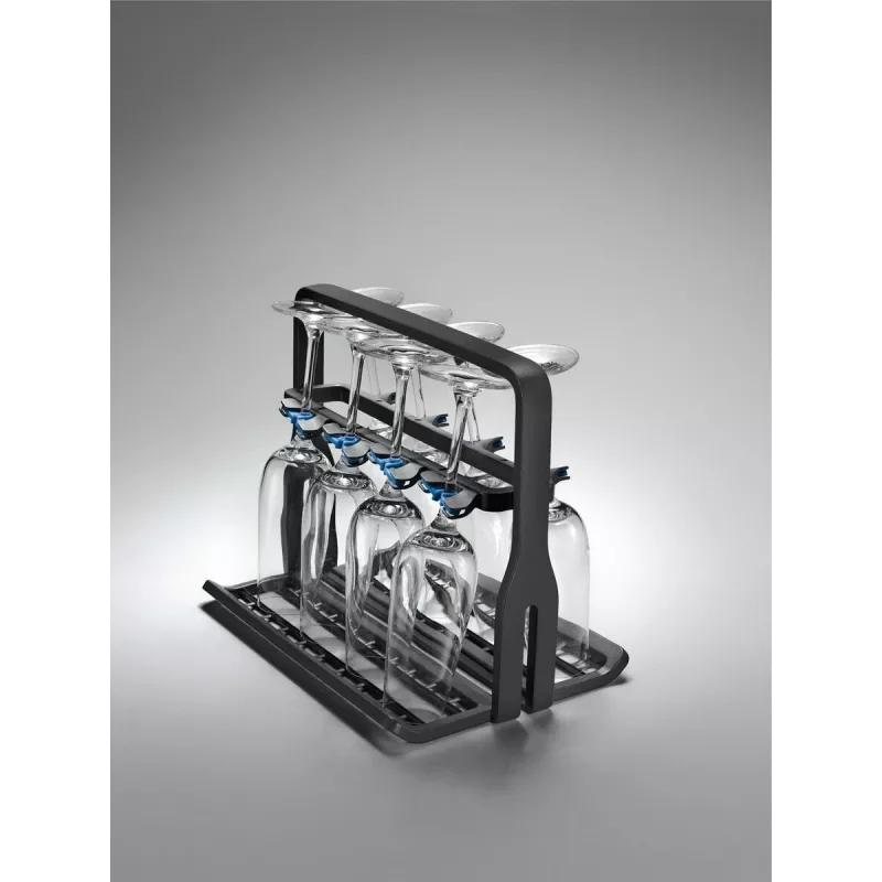 Veiniklaasihoidja Electrolux 9029795540 — must, kuni 8 klaasile, K260×L220×S330 mm