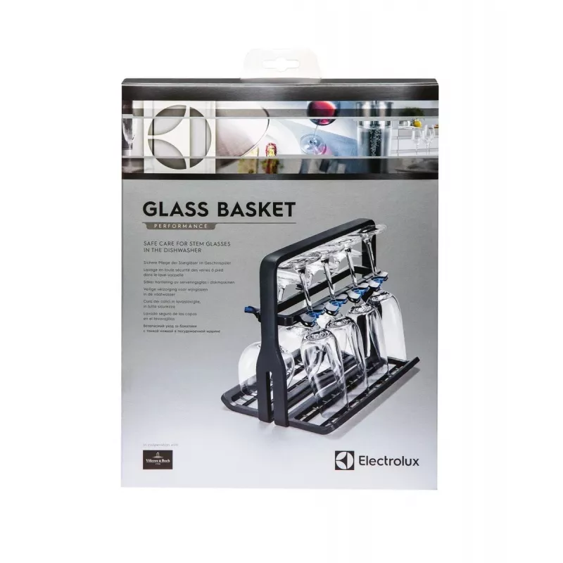 Veiniklaasihoidja Electrolux 9029795540 — must, kuni 8 klaasile, K260×L220×S330 mm