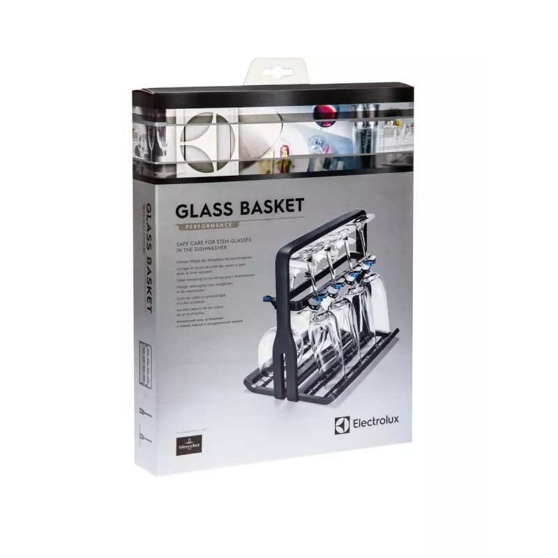Veiniklaasihoidja Electrolux 9029795540 — must, kuni 8 klaasile, K260×L220×S330 mm