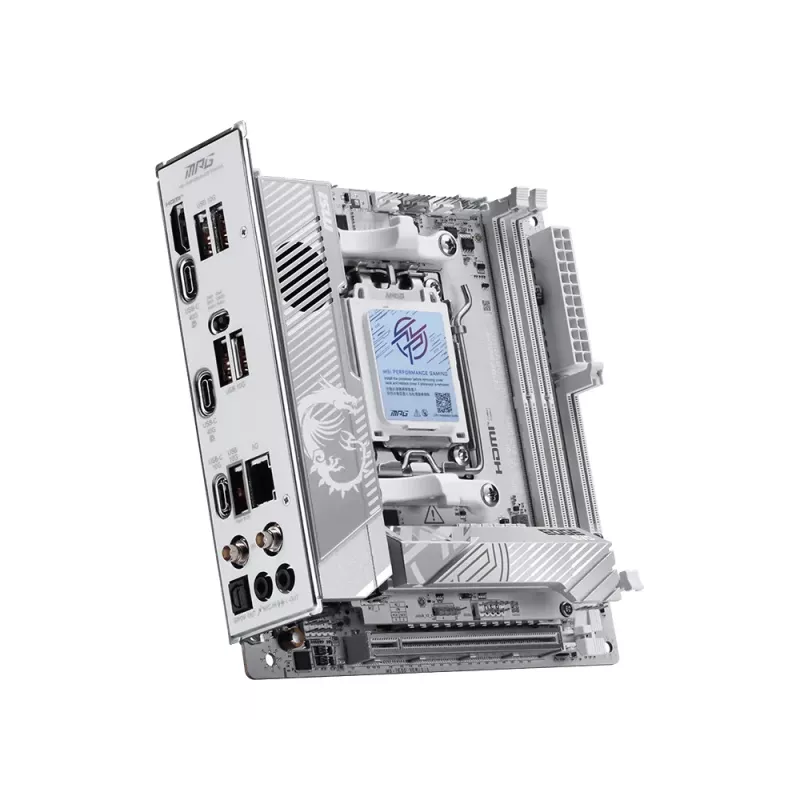 MSI MPG X870I EDGE TI EVO WIFI emaplaat AMD X870 Sokkel AM5 mini ATX
