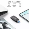 Manhattan USB-A / USB-C combo Multi-Card Reader/Writer, 5 Gbps (USB 3.2 Gen1 aka USB 3.0), Male to microSD and SD/MMC Slots, Mini Format, SuperSpeed USB, Windows or Mac, Must/Transparent, Three Year Warranty