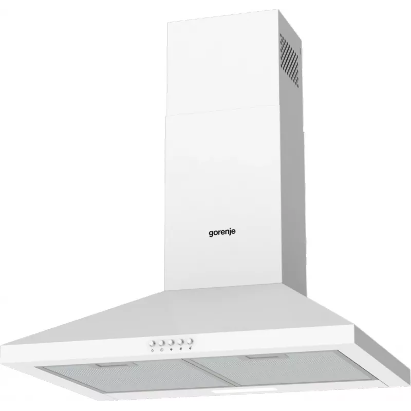 Gorenje KH60A F2LB WH WHC629E4W RL_G400, 450 m³/h, kanalisatsioon/ringlus, C, A, B, 65 dB