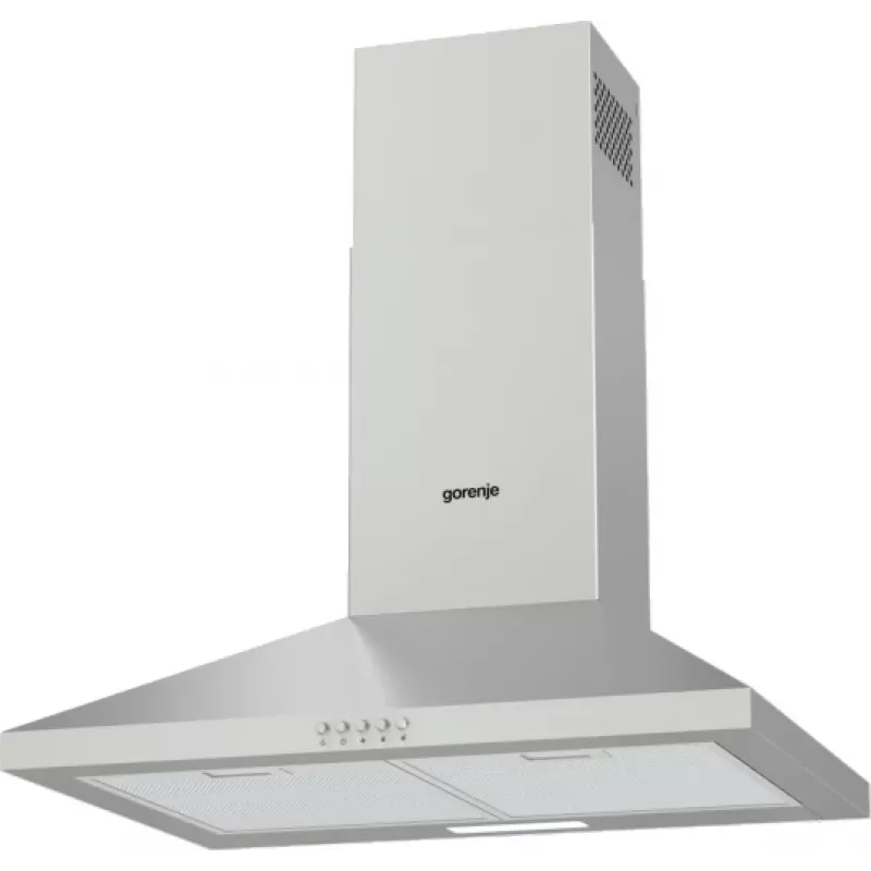 Gorenje KH60A F2LB SS WHC629E4X RL_G400, 450 m³/h, Suunatav/Tagasringlus, C, A, B, 65 dB