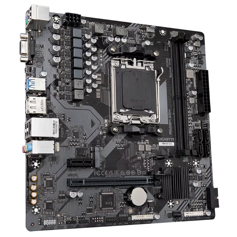 Emaplaat GIGABYTE A620M S2H, A620, AM5, Micro ATX