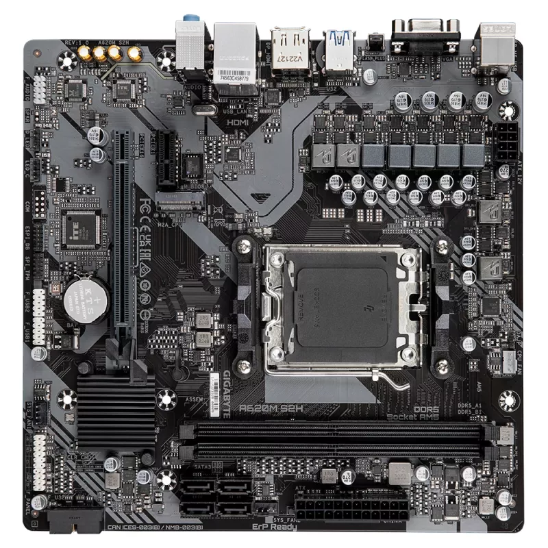 Emaplaat GIGABYTE A620M S2H, A620, AM5, Micro ATX