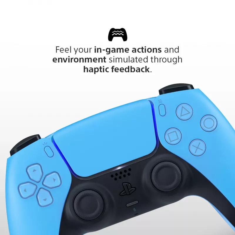 Gamepad Sony DualSense v3 Blue — Bluetooth/USB, USB-C, sisseehitatud aku, PlayStation 5 ühilduv