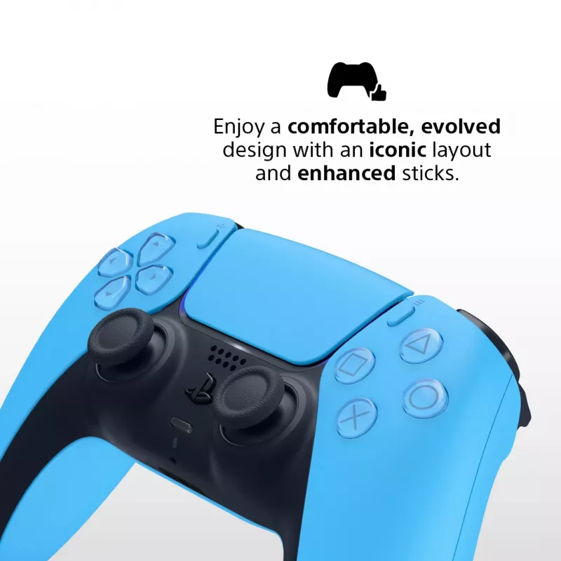 Gamepad Sony DualSense v3 Blue — Bluetooth/USB, USB-C, sisseehitatud aku, PlayStation 5 ühilduv