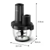 Philips 5000 seeria HR1507/00 elektriline köögikombain 2 L 650 W Must