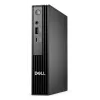 Miniarvuti Dell Pro QCM1255 — AMD Ryzen 5 PRO 8500GE, 3,7 GHz (kuni 5 GHz), 16 GB DDR5, 512 GB SSD, Windows 11 Pro, Mikroarvuti, must