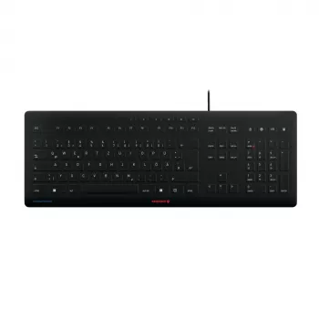 Klaviatuur CHERRY Stream JK-8502DE-2 USB QWERTZ Saksa Must Juhtmega 115 klahvi