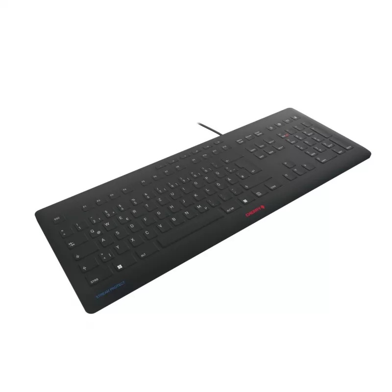 Klaviatuur CHERRY Stream JK-8502DE-2 USB QWERTZ Saksa Must Juhtmega 115 klahvi