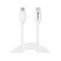 Sandberg USB-C>MicroUSB laadimiskaabel 1 m, 1 m, USB C, Micro-USB B, valge
