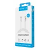 Sandberg USB-C>MicroUSB laadimiskaabel 1 m, 1 m, USB C, Micro-USB B, valge