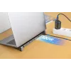 Manhattan USB-C dokk/jaotur kaardilugeja ja MST-ga, pordid (x7): Ethernet, HDMI (x2 4k@60Hz), USB-A (x3) ja USB-C, Power Delivery (PD) 100W – vajab välist USB-C laadijat (ei kuulu komplekti). USB-toitega (välist toiteallikat pole vaja), kui PD-d ei kasutata