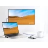 Manhattan USB-C dokk/jaotur kaardilugeja ja MST-ga, pordid (x7): Ethernet, HDMI (x2 4k@60Hz), USB-A (x3) ja USB-C, Power Delivery (PD) 100W – vajab välist USB-C laadijat (ei kuulu komplekti). USB-toitega (välist toiteallikat pole vaja), kui PD-d ei kasutata