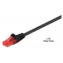 Microconnect V-UTP607SVP võrgukaabel Must 7 m Cat6 U/UTP (UTP)